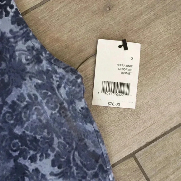 Tahari zipper front shira knit top kismet - Picture 2 of 4